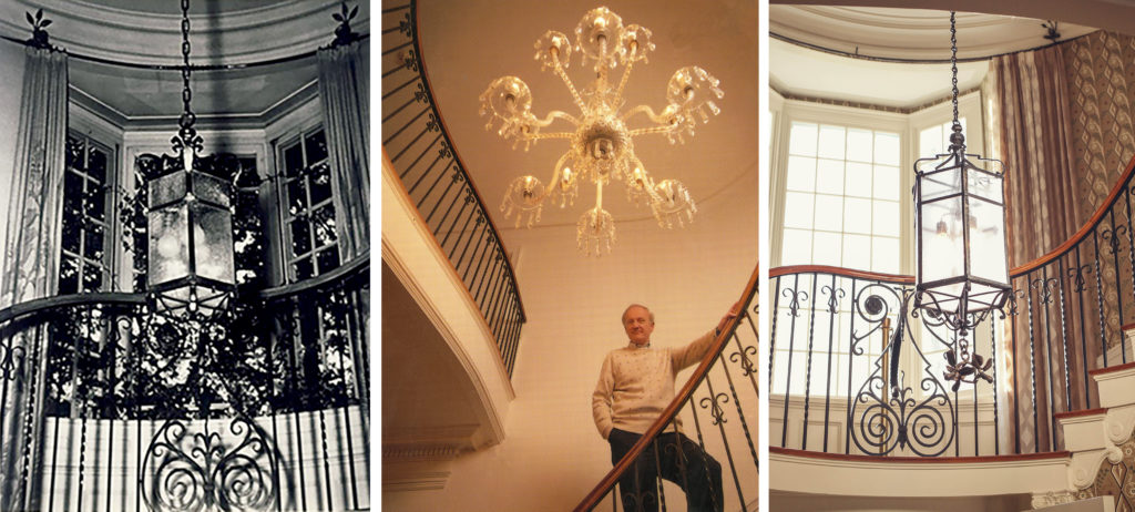 Three chandeliers, through the ages
